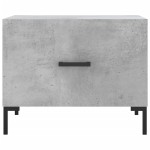 vidaXL Măsuțe de cafea, 2 buc., gri beton, 50x50x40 cm, lemn compozit vidaXL Măsuțe de cafea, 2 buc., gri beton, 50x50x40 cm, lemn compozit