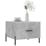vidaXL Măsuță de cafea, gri beton, 50x50x40 cm, lemn compozit vidaXL Măsuță de cafea, gri beton, 50x50x40 cm, lemn compozit
