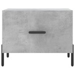 vidaXL Măsuță de cafea, gri beton, 50x50x40 cm, lemn compozit vidaXL Măsuță de cafea, gri beton, 50x50x40 cm, lemn compozit