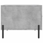 vidaXL Măsuță de cafea, gri beton, 50x50x40 cm, lemn compozit vidaXL Măsuță de cafea, gri beton, 50x50x40 cm, lemn compozit