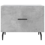 vidaXL Măsuță de cafea, gri beton, 50x50x40 cm, lemn compozit vidaXL Măsuță de cafea, gri beton, 50x50x40 cm, lemn compozit