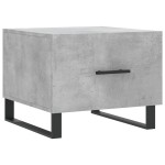 vidaXL Măsuță de cafea, gri beton, 50x50x40 cm, lemn compozit vidaXL Măsuță de cafea, gri beton, 50x50x40 cm, lemn compozit