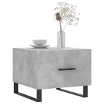 vidaXL Măsuțe de cafea, 2 buc., gri beton, 50x50x40 cm, lemn compozit vidaXL Măsuțe de cafea, 2 buc., gri beton, 50x50x40 cm, lemn compozit