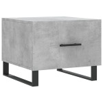 vidaXL Măsuțe de cafea, 2 buc., gri beton, 50x50x40 cm, lemn compozit vidaXL Măsuțe de cafea, 2 buc., gri beton, 50x50x40 cm, lemn compozit