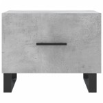 vidaXL Măsuțe de cafea, 2 buc., gri beton, 50x50x40 cm, lemn compozit vidaXL Măsuțe de cafea, 2 buc., gri beton, 50x50x40 cm, lemn compozit