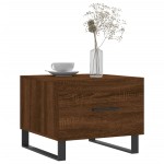 vidaXL Măsuță de cafea, stejar maro, 50x50x40 cm, lemn prelucrat vidaXL Măsuță de cafea, stejar maro, 50x50x40 cm, lemn prelucrat