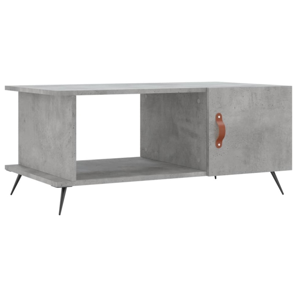vidaXL Măsuță de cafea, gri beton, 90x50x40 cm, lemn prelucrat