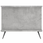 vidaXL Măsuță de cafea, gri beton, 90x50x40 cm, lemn prelucrat