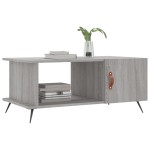vidaXL Măsuță de cafea, gri sonoma, 90x50x40 cm, lemn prelucrat vidaXL Măsuță de cafea, gri sonoma, 90x50x40 cm, lemn prelucrat