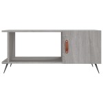 vidaXL Măsuță de cafea, gri sonoma, 90x50x40 cm, lemn prelucrat vidaXL Măsuță de cafea, gri sonoma, 90x50x40 cm, lemn prelucrat