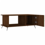vidaXL Măsuță de cafea, stejar maro, 90x50x40 cm, lemn prelucrat vidaXL Măsuță de cafea, stejar maro, 90x50x40 cm, lemn prelucrat