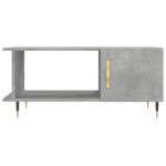 vidaXL Măsuță de cafea, gri beton, 90x50x40 cm, lemn prelucrat