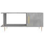 vidaXL Măsuță de cafea, gri beton, 90x50x40 cm, lemn prelucrat vidaXL Măsuță de cafea, gri beton, 90x50x40 cm, lemn prelucrat
