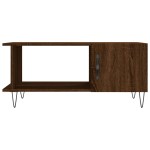 vidaXL Măsuță de cafea, stejar maro, 90x50x40 cm, lemn prelucrat vidaXL Măsuță de cafea, stejar maro, 90x50x40 cm, lemn prelucrat