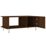 vidaXL Măsuță de cafea, stejar maro, 90x50x40 cm, lemn prelucrat vidaXL Măsuță de cafea, stejar maro, 90x50x40 cm, lemn prelucrat