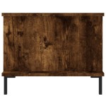 vidaXL Măsuță de cafea, stejar fumuriu, 90x50x40 cm, lemn prelucrat vidaXL Măsuță de cafea, stejar fumuriu, 90x50x40 cm, lemn prelucrat