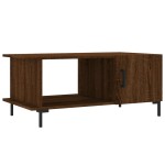 vidaXL Măsuță de cafea, stejar maro, 90x50x40 cm, lemn prelucrat vidaXL Măsuță de cafea, stejar maro, 90x50x40 cm, lemn prelucrat