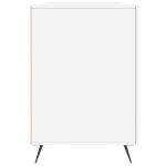vidaXL Birou, alb, 140x50x75 cm, lemn compozit