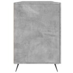 vidaXL Birou, gri beton, 140x50x75 cm, lemn compozit
