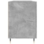 vidaXL Birou, gri beton, 140x50x75 cm, lemn compozit