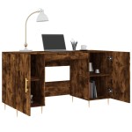 vidaXL Birou, stejar afumat, 140x50x75 cm, lemn compozit vidaXL Birou, stejar afumat, 140x50x75 cm, lemn compozit