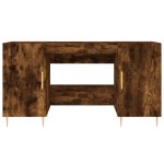 vidaXL Birou, stejar afumat, 140x50x75 cm, lemn compozit vidaXL Birou, stejar afumat, 140x50x75 cm, lemn compozit