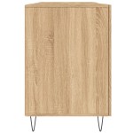 vidaXL Birou, stejar sonoma, 140x50x75 cm, lemn compozit