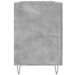vidaXL Birou, gri beton, 140x50x75 cm, lemn compozit