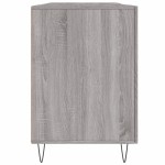 vidaXL Birou, gri sonoma, 140x50x75 cm, lemn compozit