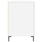 vidaXL Birou, alb extralucios, 140x50x75 cm, lemn compozit