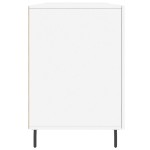vidaXL Birou, alb, 140x50x75 cm, lemn compozit