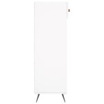 vidaXL Pantofar, alb, 60x35x105 cm, lemn compozit vidaXL Pantofar, alb, 60x35x105 cm, lemn compozit