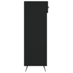 vidaXL Pantofar, negru, 60x35x105 cm, lemn compozit vidaXL Pantofar, negru, 60x35x105 cm, lemn compozit