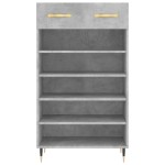 vidaXL Pantofar, gri beton, 60x35x105 cm, lemn compozit vidaXL Pantofar, gri beton, 60x35x105 cm, lemn compozit
