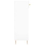 vidaXL Pantofar, alb, 60x35x105 cm, lemn compozit vidaXL Pantofar, alb, 60x35x105 cm, lemn compozit