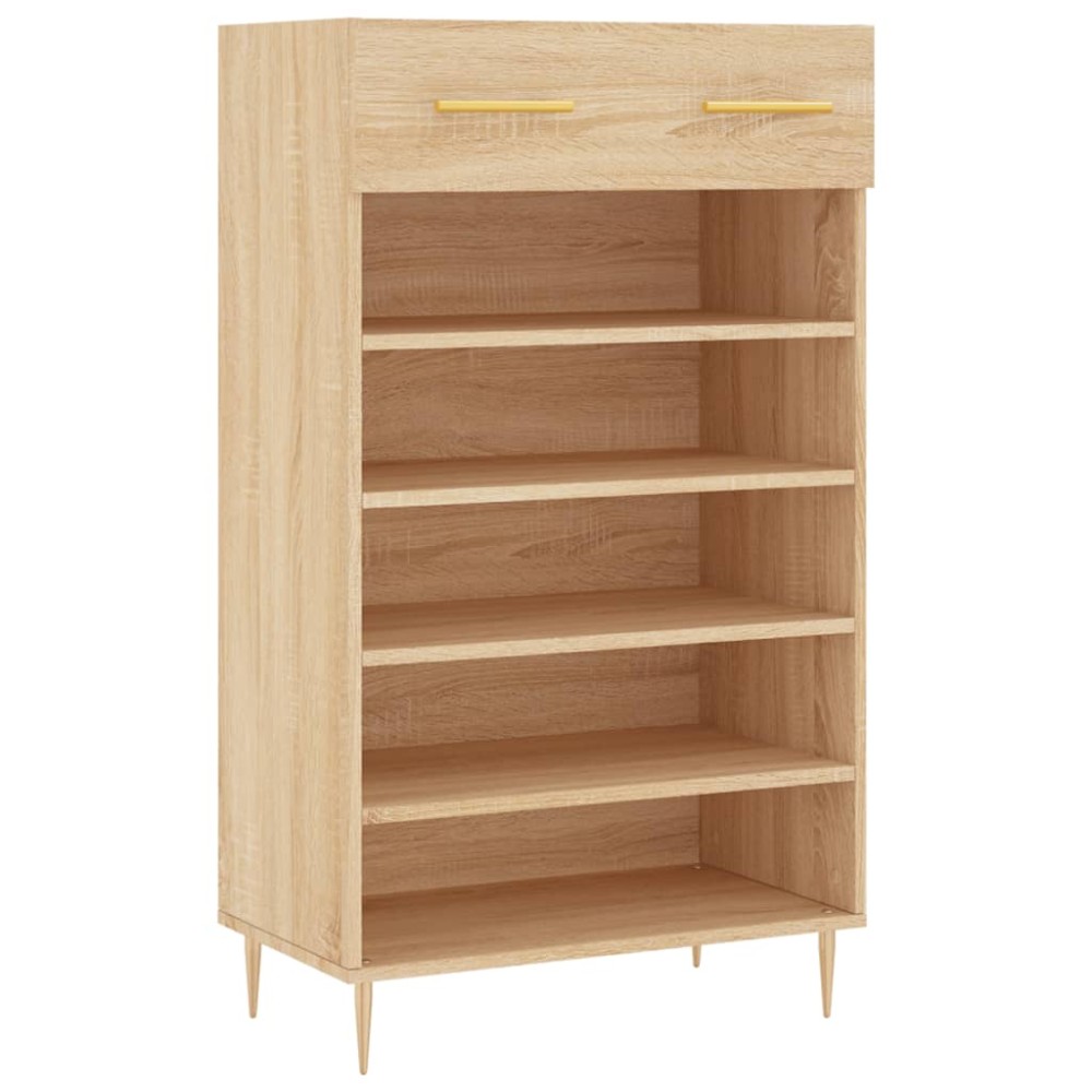 vidaXL Pantofar, stejar sonoma, 60x35x105 cm, lemn compozit
