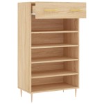 vidaXL Pantofar, stejar sonoma, 60x35x105 cm, lemn compozit