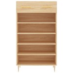 vidaXL Pantofar, stejar sonoma, 60x35x105 cm, lemn compozit