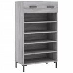 vidaXL Pantofar, gri sonoma, 60x35x105 cm, lemn prelucrat vidaXL Pantofar, gri sonoma, 60x35x105 cm, lemn prelucrat