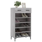 vidaXL Pantofar, gri sonoma, 60x35x105 cm, lemn prelucrat vidaXL Pantofar, gri sonoma, 60x35x105 cm, lemn prelucrat
