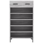 vidaXL Pantofar, gri sonoma, 60x35x105 cm, lemn prelucrat vidaXL Pantofar, gri sonoma, 60x35x105 cm, lemn prelucrat