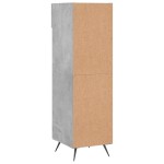 vidaXL Pantofar, gri beton, 30x35x105 cm, lemn compozit