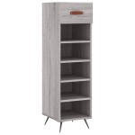 vidaXL Pantofar, gri sonoma, 30x35x105 cm, lemn compozit vidaXL Pantofar, gri sonoma, 30x35x105 cm, lemn compozit