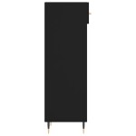 vidaXL Pantofar, negru, 30x35x105 cm, lemn compozit vidaXL Pantofar, negru, 30x35x105 cm, lemn compozit