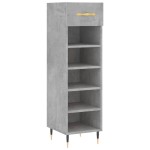 vidaXL Pantofar, gri beton, 30x35x105 cm, lemn compozit vidaXL Pantofar, gri beton, 30x35x105 cm, lemn compozit