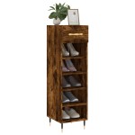 vidaXL Pantofar, stejar afumat, 30x35x105 cm, lemn compozit vidaXL Pantofar, stejar afumat, 30x35x105 cm, lemn compozit