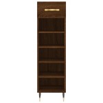 vidaXL Pantofar, stejar maro, 30x35x105 cm, lemn compozit