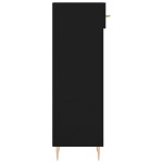 vidaXL Pantofar, negru, 30x35x105 cm, lemn compozit vidaXL Pantofar, negru, 30x35x105 cm, lemn compozit