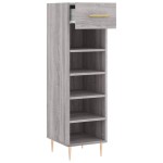 vidaXL Pantofar, gri sonoma, 30x35x105 cm, lemn compozit vidaXL Pantofar, gri sonoma, 30x35x105 cm, lemn compozit