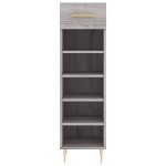 vidaXL Pantofar, gri sonoma, 30x35x105 cm, lemn compozit vidaXL Pantofar, gri sonoma, 30x35x105 cm, lemn compozit